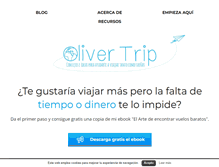 Tablet Screenshot of olivertrip.com